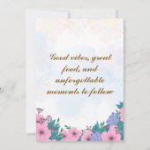 Moderne uitnodiging voor bruiloft (Achterkant)