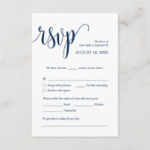 Moderne uitnodiging voor bruiloft RSVP Ingesloten  Informatiekaartje (Voorkant)
