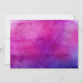 Moderne uitnodiging voor de viering van de verjaar (Achterkant)