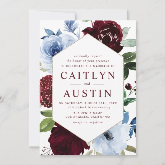 moderne uitnodiging voor een bruine bruine bruine  (Voorkant)