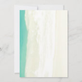 Moderne uitnodiging voor een eenvoudige bestemming (Achterkant)