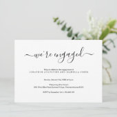 Moderne uitnodiging voor een partij (Staand voorkant)