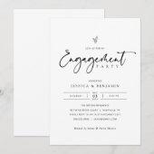 Moderne uitnodiging voor een partij (Voorkant / Achterkant)