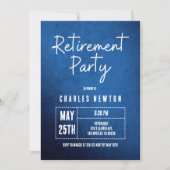 Moderne uitnodiging voor een pensioneringsfeest |  (Voorkant)