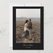 Moderne uitnodiging voor een wedstrijd met een zwa (Achterkant)