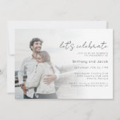 Moderne uitnodiging voor een wedstrijd voor de wed (Voorkant)