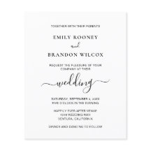 Moderne uitnodiging voor eenvoudige budgetvriendel