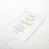 Moderne uitnodiging voor eenvoudige weddenschappen (Gedraaid)