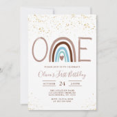 Moderne uitnodiging voor eerste geboorte (Voorkant)