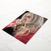 Moderne uitnodiging voor eindexamen met folie en f (Gedraaid)