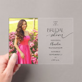 Moderne uitnodiging voor foto-Bridal (Insitu (Draagbaar))