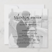 Moderne uitnodiging voor foto-bruiloft (Voorkant)