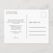 Moderne uitnodiging voor fotocollage Graduation Pa (Achterkant)