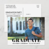 Moderne uitnodiging voor fotograaf (Voorkant / Achterkant)