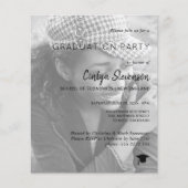Moderne uitnodiging voor fotograduatie flyer (Voorkant)