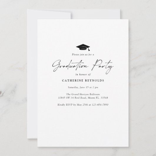 Moderne uitnodiging voor fotografie (Achterkant)