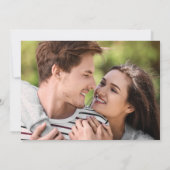 Moderne uitnodiging voor fotoweddenschappen (Achterkant)