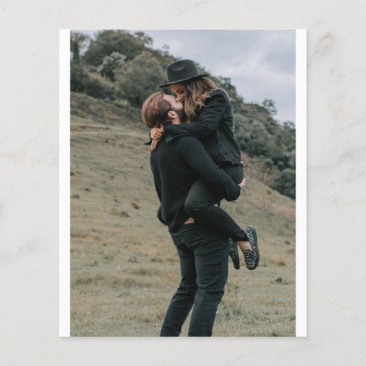 Moderne uitnodiging voor fotoweddenschappen flyer (Achterkant)