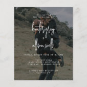 Moderne uitnodiging voor fotoweddenschappen flyer (Voorkant)