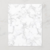 Moderne uitnodiging voor goudmarmer Roos (Achterkant)