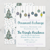 Moderne uitnodiging voor grafische Exchange-organi (Voorkant / Achterkant)