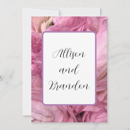 Moderne uitnodiging voor het bloeden (Voorkant)