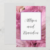 Moderne uitnodiging voor het bloeden (Voorkant / Achterkant)