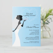 Moderne uitnodiging voor het geven van een briefje (Staand voorkant)