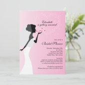 Moderne uitnodiging voor het geven van een briefje (Staand voorkant)