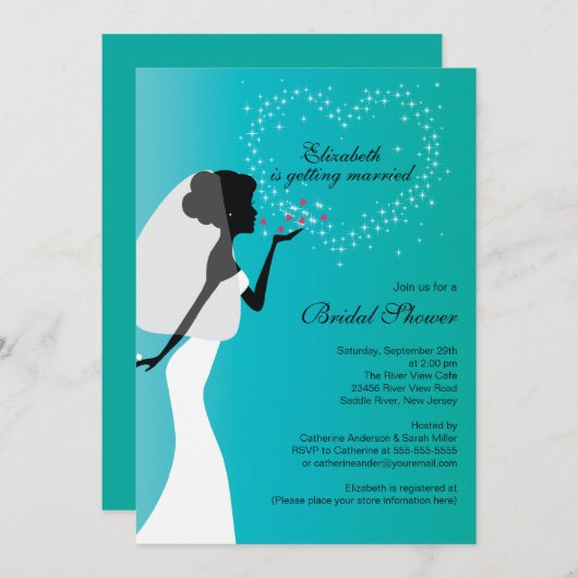 Moderne uitnodiging voor het geven van een briefje (Voorkant / Achterkant)