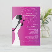 Moderne uitnodiging voor het geven van een briefje (Staand voorkant)