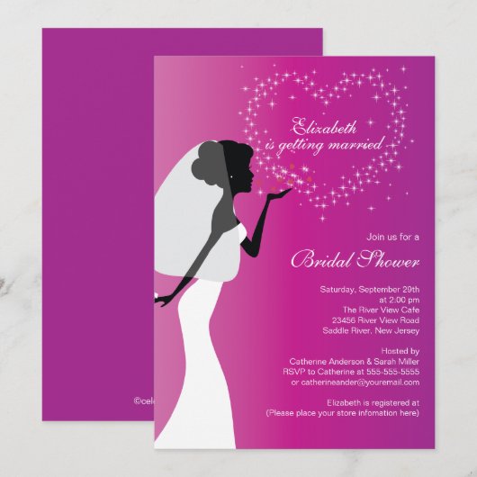 Moderne uitnodiging voor het geven van een briefje (Voorkant / Achterkant)