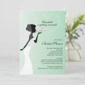 Moderne uitnodiging voor het geven van een briefje (Staand voorkant)