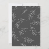 Moderne uitnodiging voor het leggen van een rondje (Achterkant)