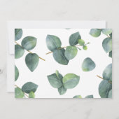 Moderne uitnodiging voor het ontvangen van weduwsc (Achterkant)