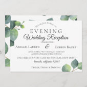 Moderne uitnodiging voor het ontvangen van weduwsc (Voorkant / Achterkant)