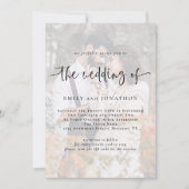 Moderne uitnodiging voor het uitzenden van QR-code (Voorkant)