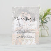 Moderne uitnodiging voor het uitzenden van QR-code (Staand voorkant)