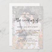 Moderne uitnodiging voor het uitzenden van QR-code (Voorkant / Achterkant)