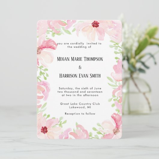 Moderne uitnodiging voor het uitzenden van ridderw (Staand voorkant)