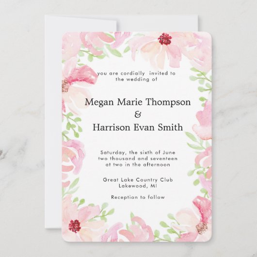 Moderne uitnodiging voor het uitzenden van ridderw (Voorkant)