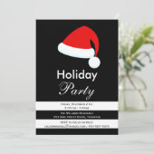 Moderne uitnodiging voor kerstfeestdag (Staand voorkant)