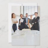 Moderne uitnodiging voor kerstfeestelijke foto's (Achterkant)