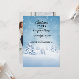 Moderne uitnodiging voor kerstfeestelijke foto's
