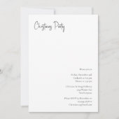 Moderne uitnodiging voor kerstmis (Voorkant)