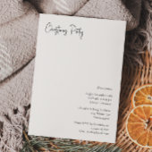 Moderne uitnodiging voor kerstmis