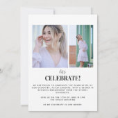 Moderne uitnodiging voor meerdere fotografen (Achterkant)