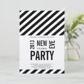 Moderne uitnodiging voor nieuwe jaren 2013 (Staand voorkant)