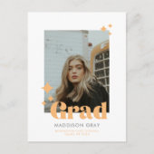 Moderne uitnodiging voor open huis bij diploma-uit (Voorkant)