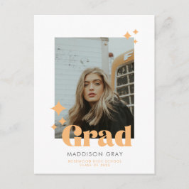 Moderne uitnodiging voor open huis bij diploma-uit